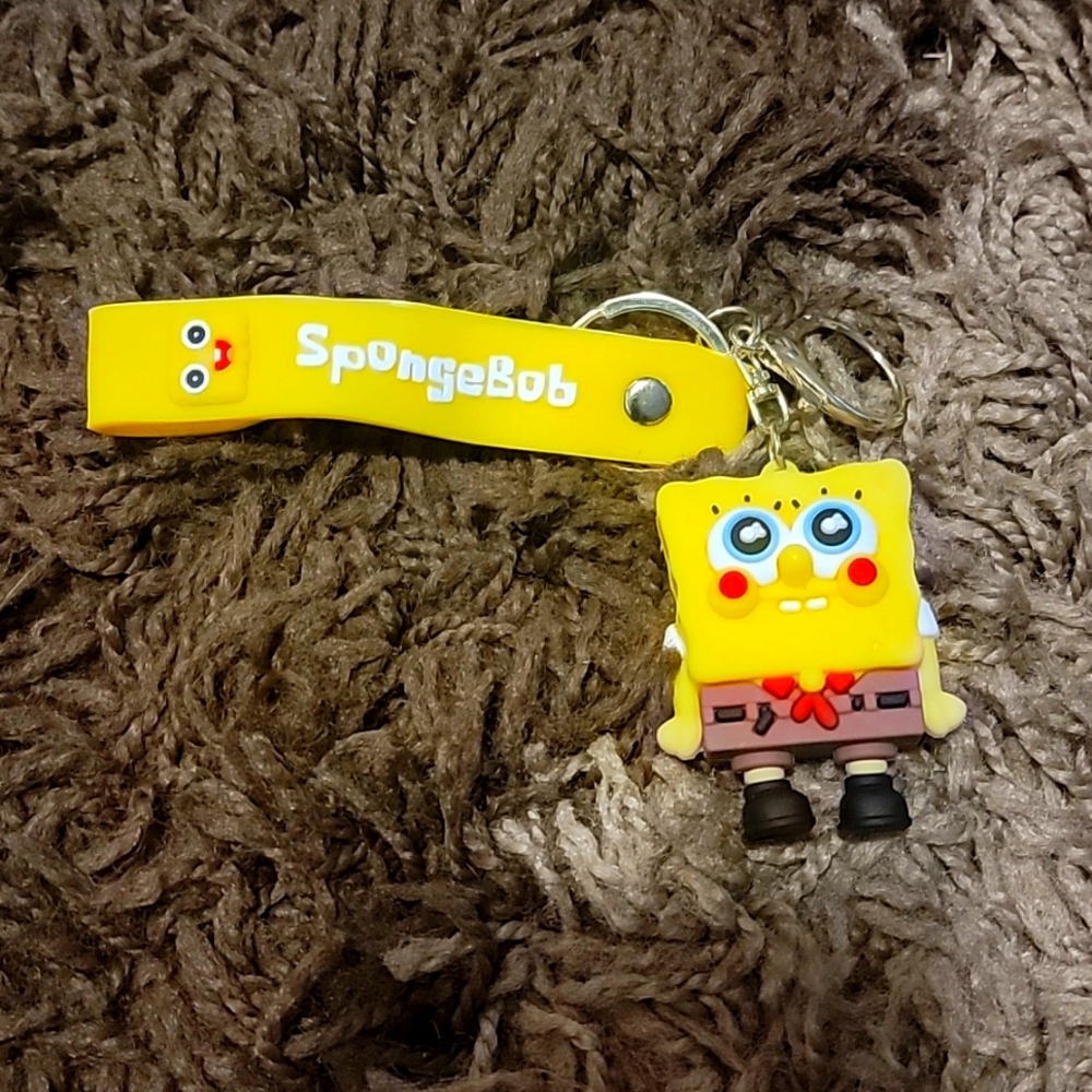 NWT Cute SpongeBob SquarePants keychain accessories bags and keys